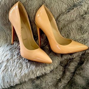 Christian Louboutin nude heels for sale